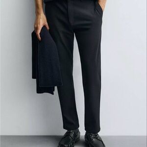 Mens Zara Melange Pant - Slim Stretch